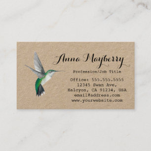 Kraft Allen's Hummingbirds Business Card