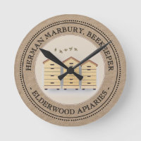Kraft Beekeeper’s Shop Clock with 3 Beehives