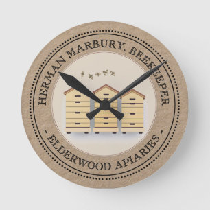 Kraft Beekeeper’s Shop Clock with 3 Beehives