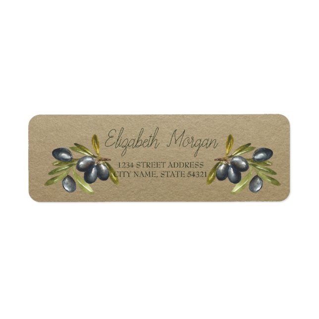 Kraft Botanical Olive Branches (Front)