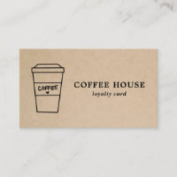 Kraft Brown Modern Simple Cute Coffee Cup