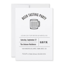 Kraft Collection Beer Tasting Invitation