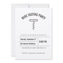 Kraft Collection Wine Tasting Invitation