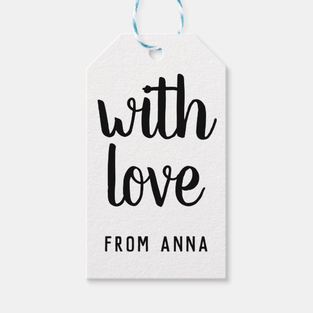 Kraft Custom Gift Tags (Front)