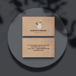 Kraft Fresh Bakery Professional Logo Business Card