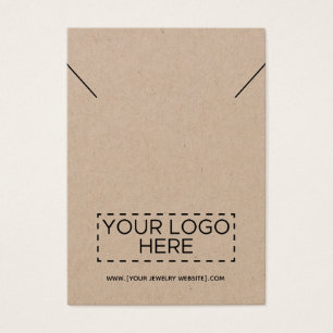 Kraft Necklace Add Your Logo Jewellery Display Car