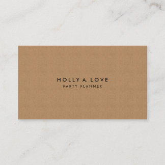 Kraft Paper #2 | Faux Paper Texture | Customisable Business Card