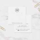 Kraft paper custom logo earring display card