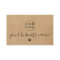 Kraft paper custom logo thank you  business card