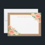 Kraft Paper Peach Florals | Wedding Advice<br><div class="desc">Kraft Paper Peach Florals | Wedding Advice</div>