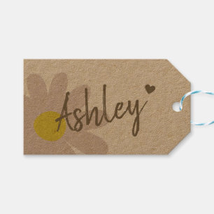 Kraft Paper Simple Plain Handmade Gifts Signature Gift Tags