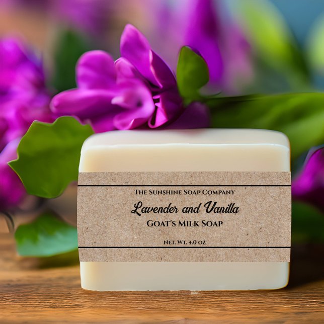 Kraft Paper Style Soap Belly Band Invitation Belly Band (Creator Uploaded)