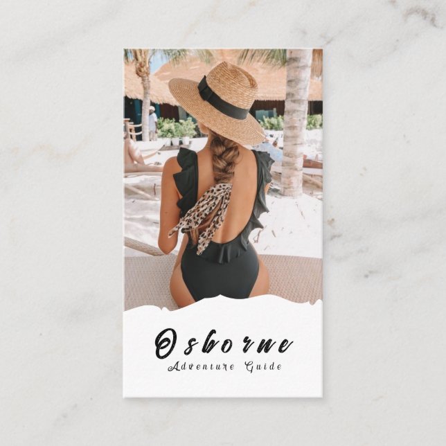 Kraft Rocky Mountain Adventure Guide Business Card (Front)