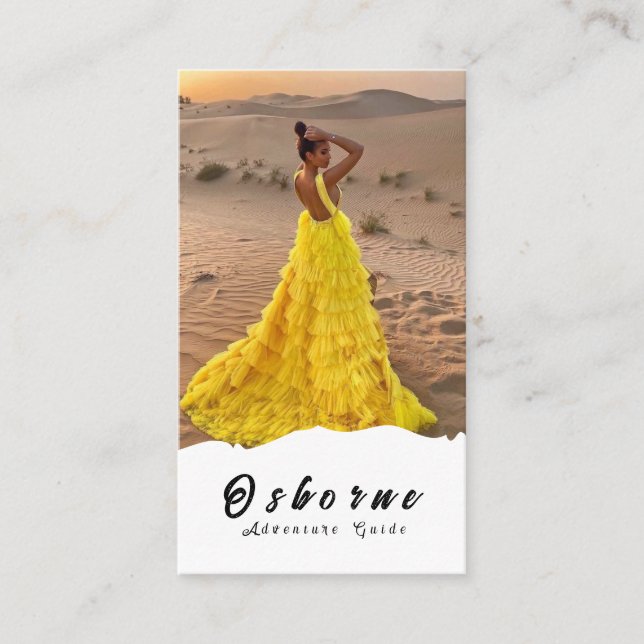 Kraft Rocky Mountain Adventure Guide Business Card (Front)