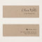 Kraft Script Stud Earring Jewelry Display Card