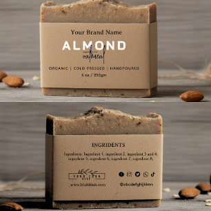 kraft Simple Elegant Homemade Soap Belly band  Invitation Belly Band