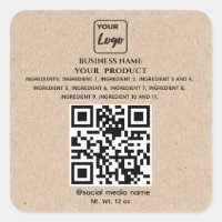 Kraft Simple qr code logo product ingredients