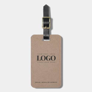 Kraft Style Add Your Company Logo Business Custom Luggage Tag