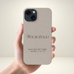 Kraft Style Business Long Custom Logo Text Rustic  iPhone 13 Case<br><div class="desc">Promote your business with this cool iPhone case,  featuring kraft style background,  custom logo & text. Easily add your details by clicking on the "personalise" option.</div>