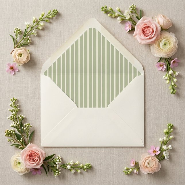 Kraft Wedding Envelope | Sage Green Wedding Suite (Creator Uploaded)