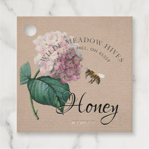 Kraft Wildflower Honey with Realistic Bee  Favour Tags