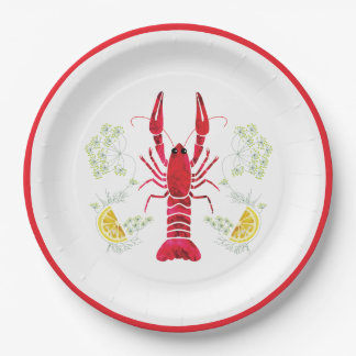 Kräftskiva /Crawfish Boil /Swedish Crayfish Party Paper Plate