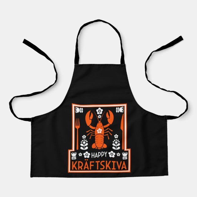 Kräftskiva - Swedish Crayfish Party Apron (Front)