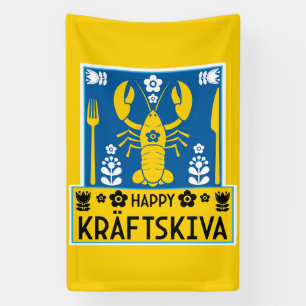Kräftskiva - Swedish Crayfish Party Banner