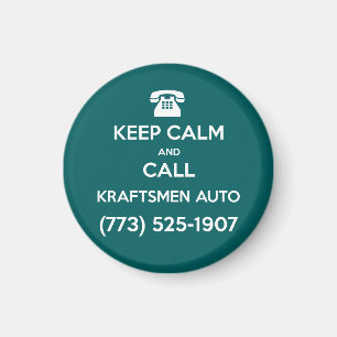 Kraftsmen Auto Keep Calm Magnet
