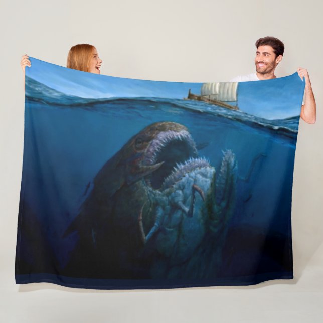 KRAKEN 1 FLEECE BLANKET (In Situ)