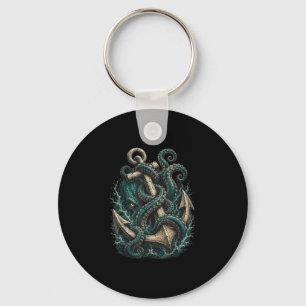 Kraken anchor ocean monster tentacles key ring