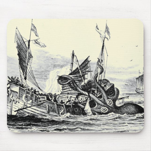 Kraken Attack! Mousepad (Front)