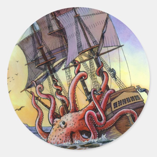 Kraken Attack Sticker (Front)