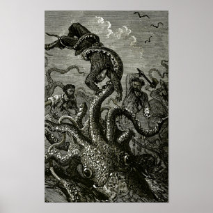 Kraken from 20000 Leagues Under the Sea Poster