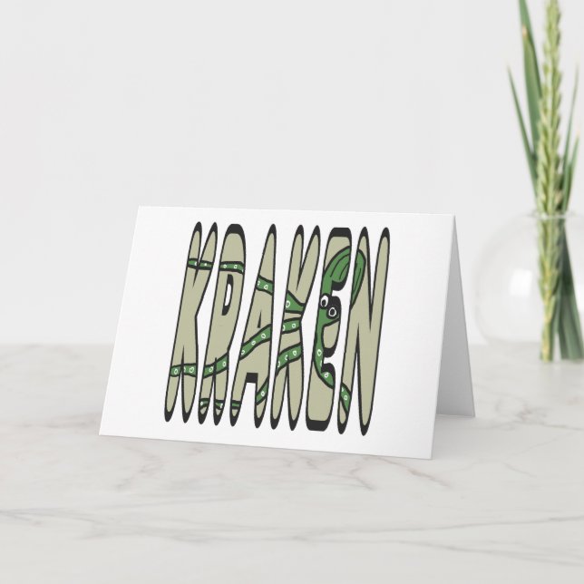 Kraken Holiday Card (Front)