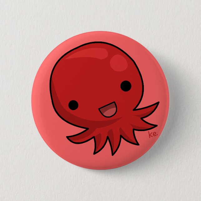 Kraken Jr 6 Cm Round Badge (Front)