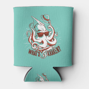 Kraken Monster Funny  Can Cooler
