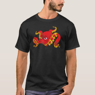 Kraken Ocean Animal Scuba Diving Sea Monster Oct T-Shirt