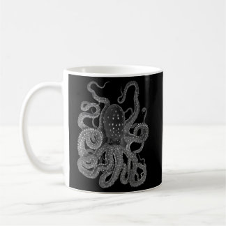 Kraken Octopus Squid Black Octopus Coffee Mug