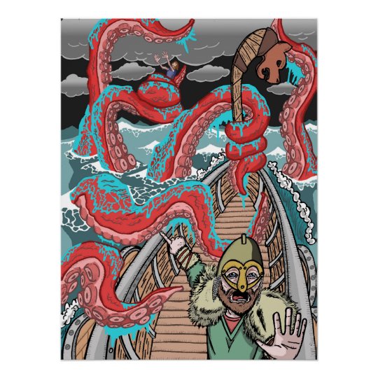 Kraken Poster | Zazzle.co.uk