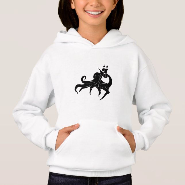 Kraken Sea Monster and Ship (Front)