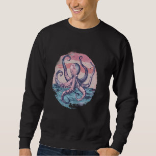 Kraken Sea Ocean Octopus Sea Creature Cthulhu Suns Sweatshirt