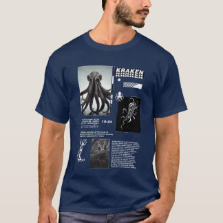 Kraken Streetwear Style retro T-Shirt