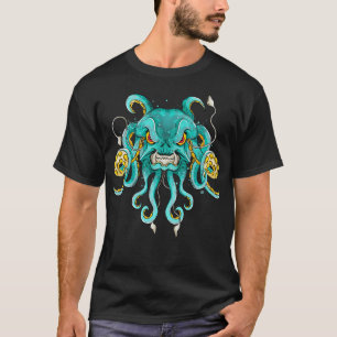 Kraken Underwater Monster Octopus Sea T-Shirt