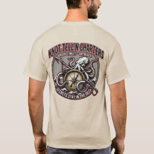 Kraken With Harpoon Logo T-Shirt