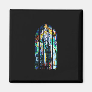 Krakow Church of St. Francis Stained Glass Magnet