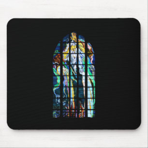 Krakow Church of St. Francis Stained Glass Mouse Mat