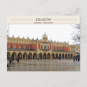 Kraków Cloth Hall Main Market Square Postcard