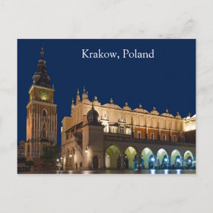 Krakow Cloth Hall Poland Postcard
