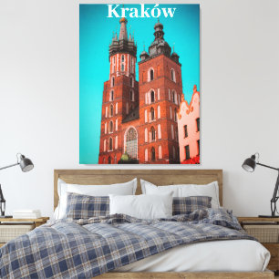 Krakow Europe Poland Polska Old Town Canvas Print